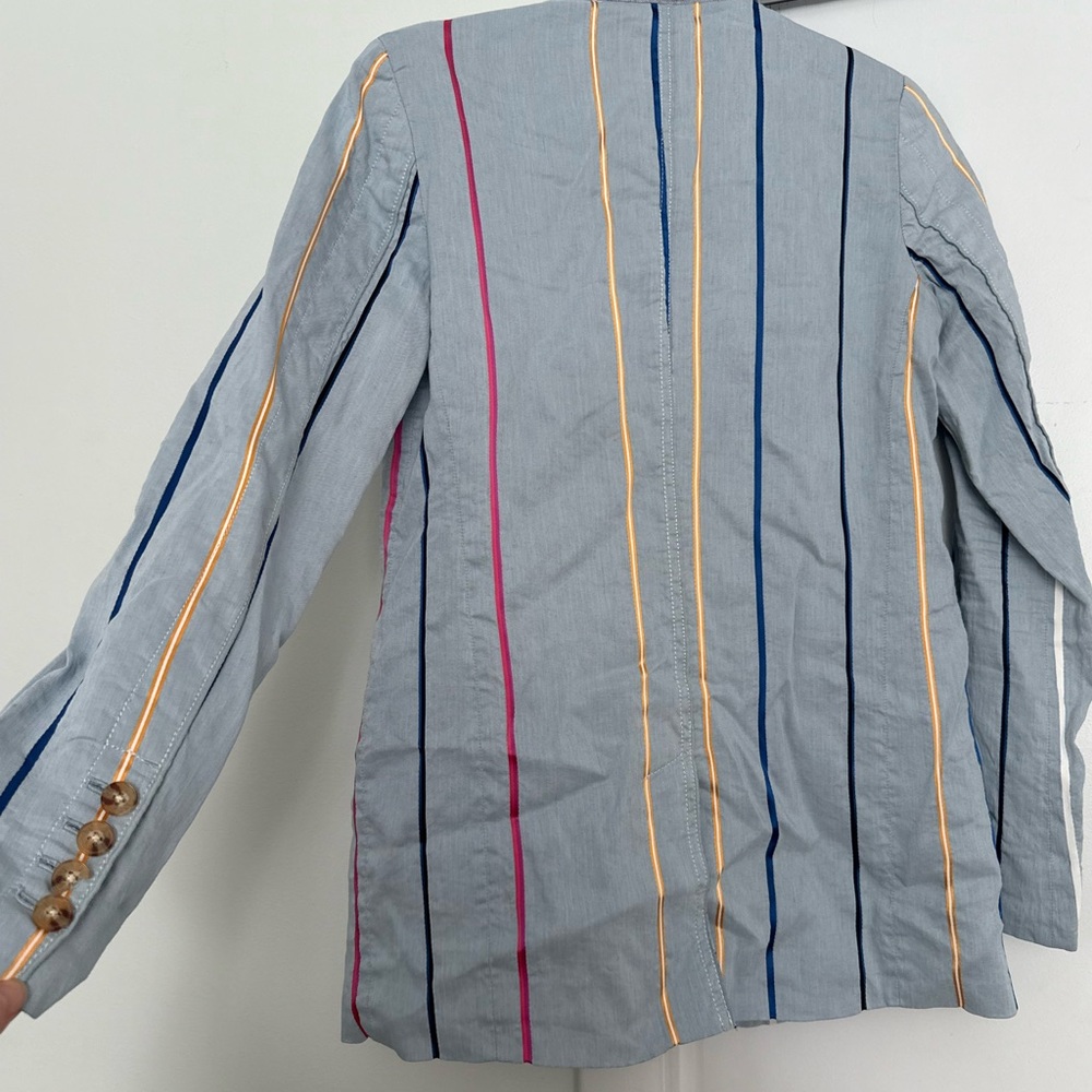 Derek Lam x RTR Linen Blend Blazer - Picture 5 of 5